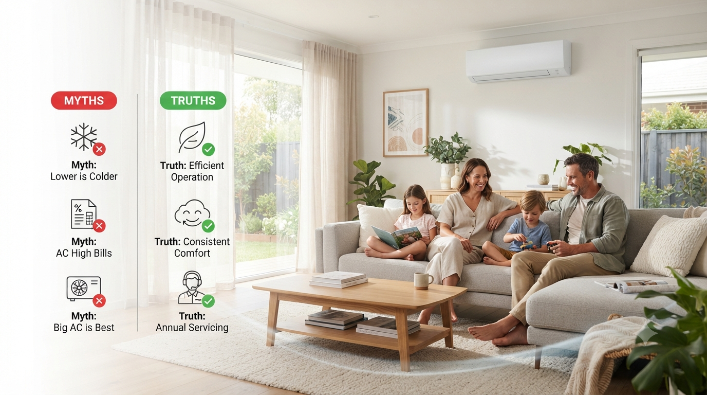 Air Conditioning Myths vs Truths: What Every Homeowner Should Know